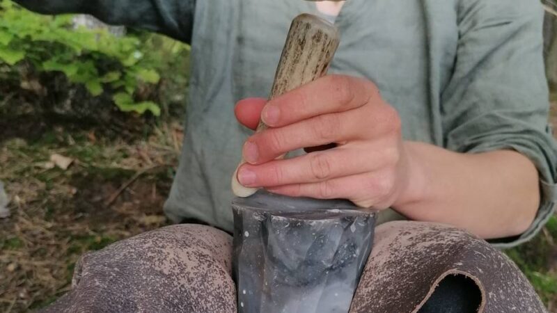 Aktion im Kreis Mettmann: Feuersteinshow im Neanderthal Museum