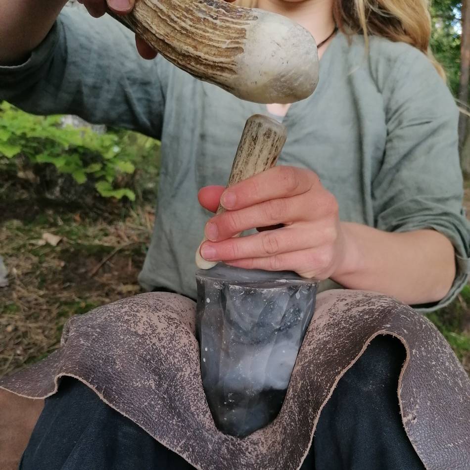 Aktion im Kreis Mettmann: Feuersteinshow im Neanderthal Museum