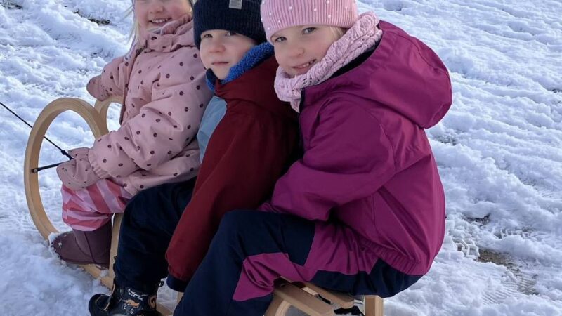 Schneetreiben in Viersen: Auf zur wilden Schlittenfahrt