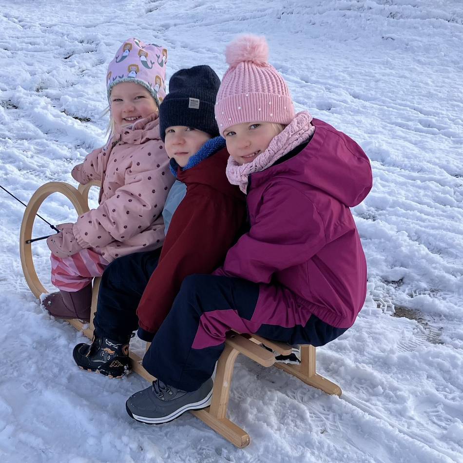Schneetreiben in Viersen: Auf zur wilden Schlittenfahrt