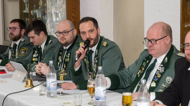 So war die Mitgliederversammlung der Holzbüttger St. Sebastianer: „Hier herrscht jetzt Friede, Freude, Eierkuchen“