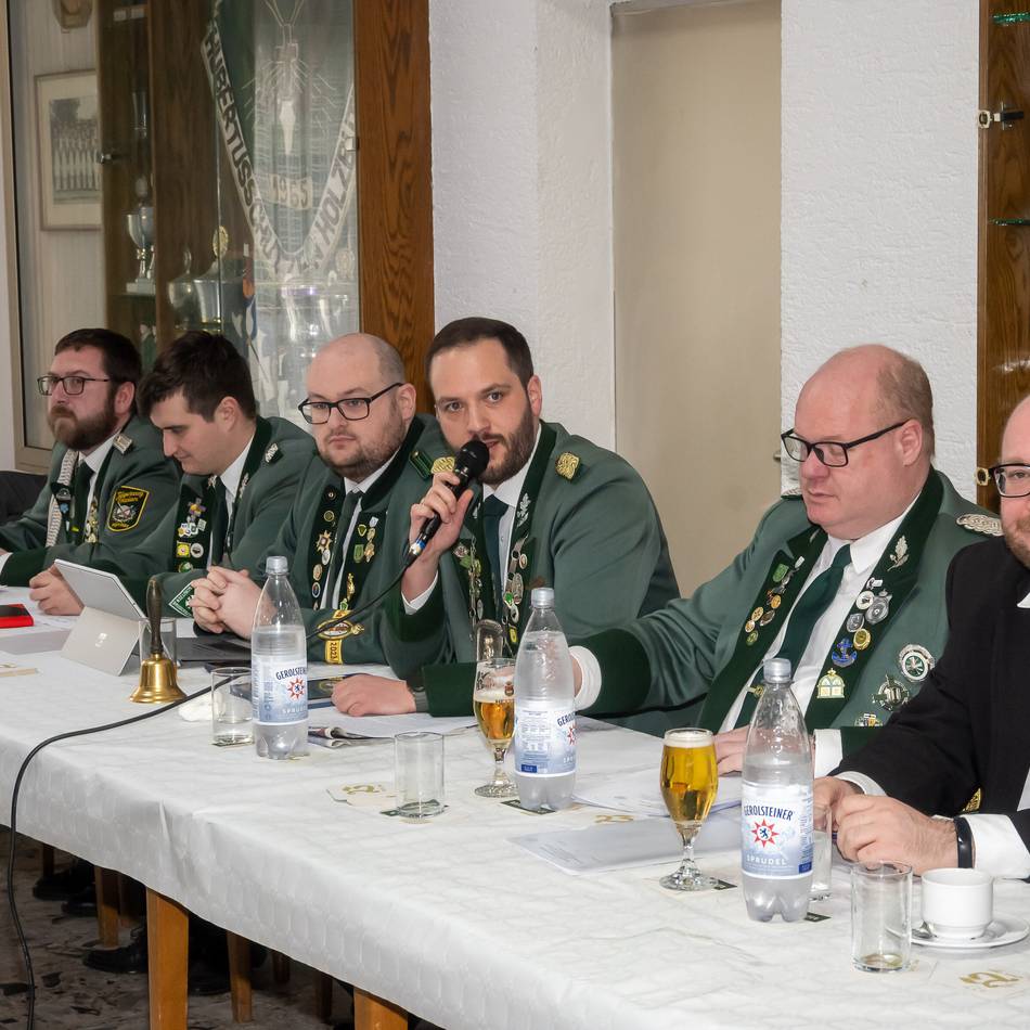 So war die Mitgliederversammlung der Holzbüttger St. Sebastianer: „Hier herrscht jetzt Friede, Freude, Eierkuchen“