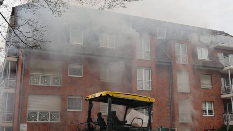 Menschen von Balkonen gerettet: Schon wieder Feuer in Neuenhausen – Stadtalarm ausgelöst