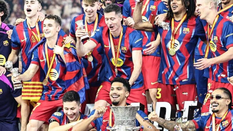 Ter Stegen bleibt ohne Einsatz: Clásico-Drama in Dschidda – Barça holt Supercup gegen Real