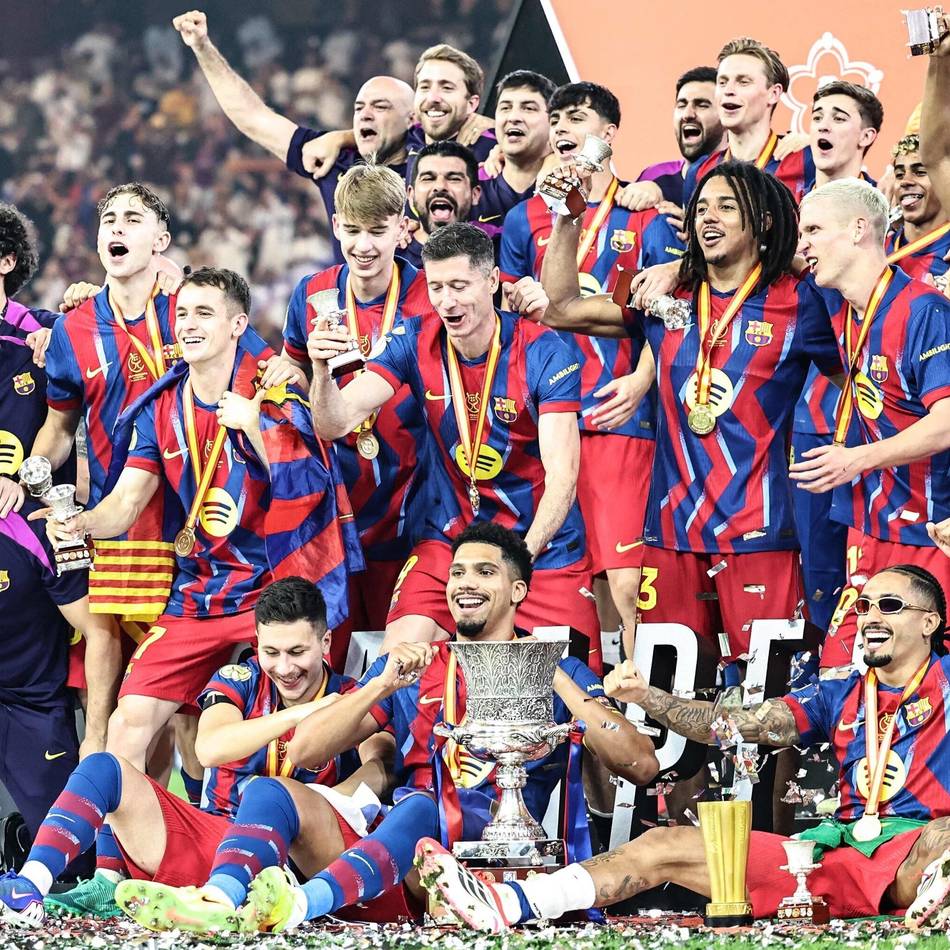 Ter Stegen bleibt ohne Einsatz: Clásico-Drama in Dschidda – Barça holt Supercup gegen Real