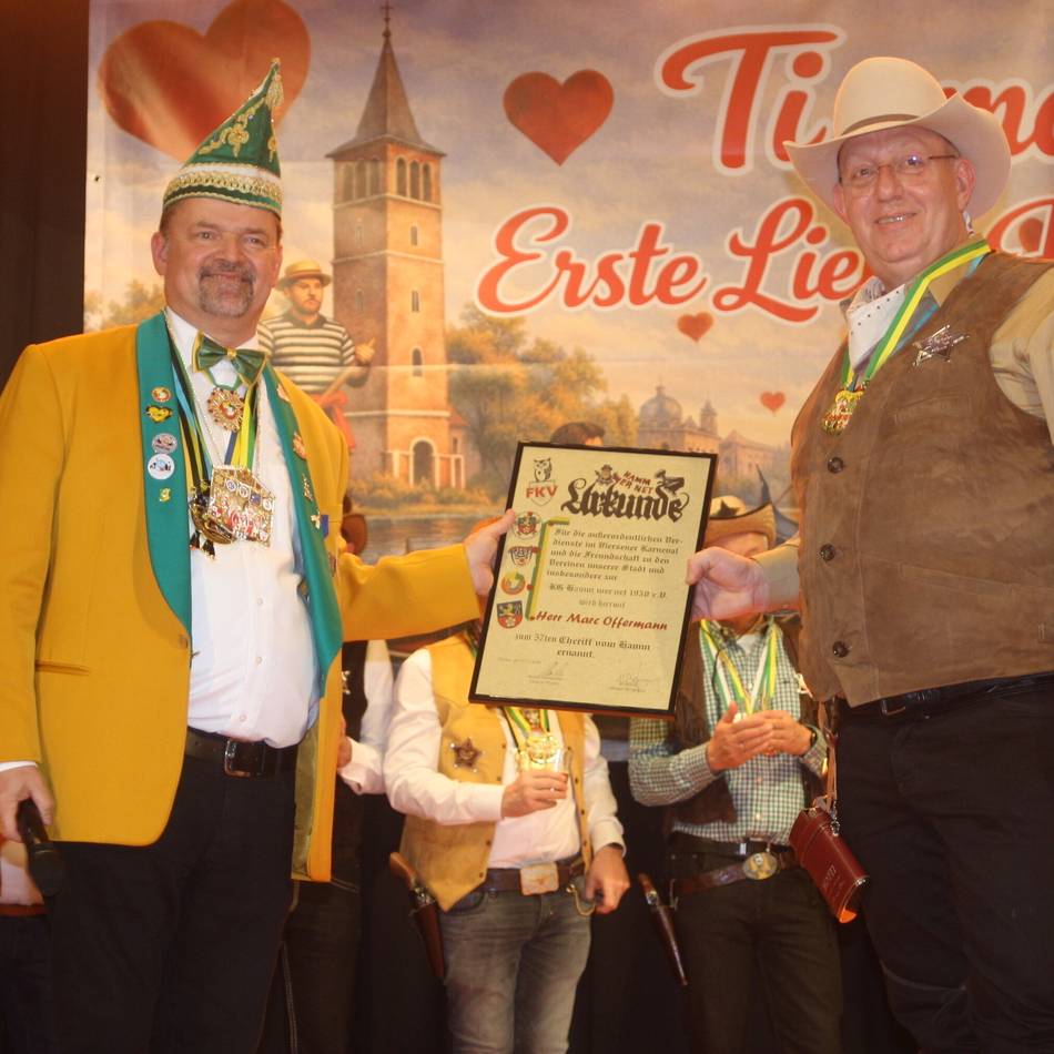 Sitzung von Hamm wer net: Hotte ist der neue Cheriff von Hamm