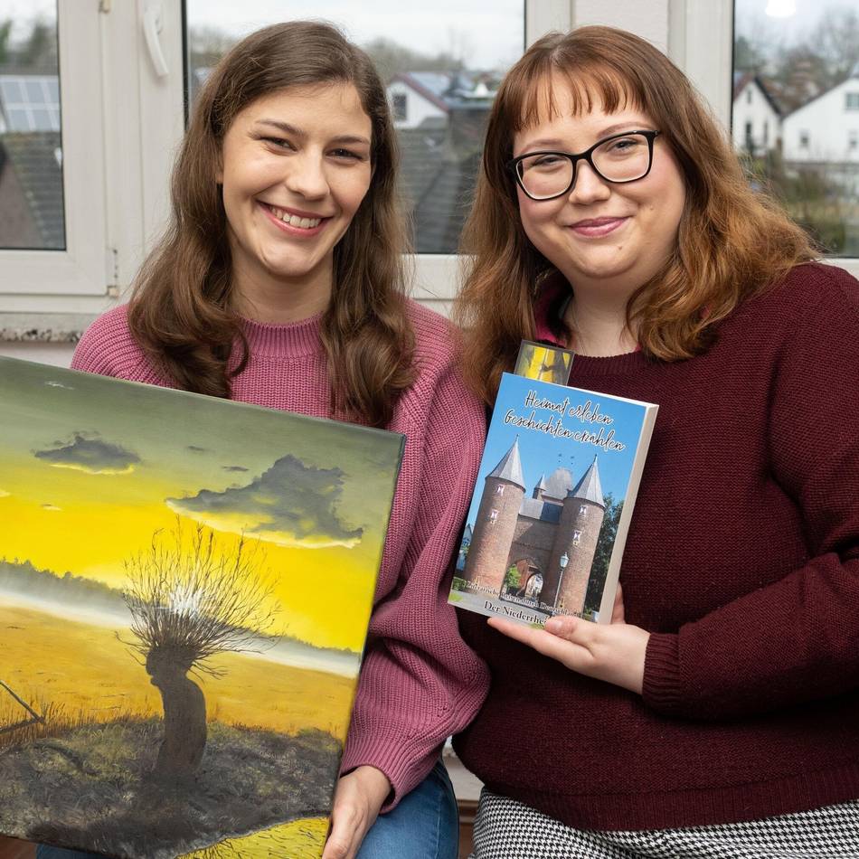 Als Freundinnen gemeinsam kreativ: Malen und Schreiben am Niederrhein