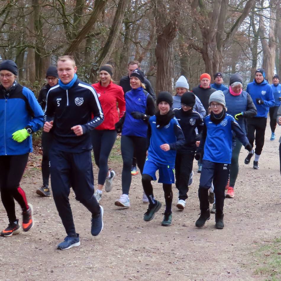 Waldlauf des VfL Hinsbeck: 50 Läufer trotzten eiskalten Temperaturen