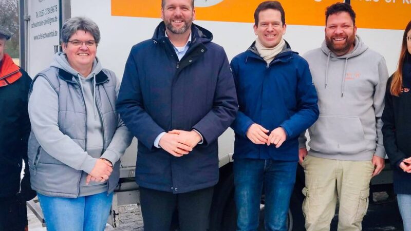 Martin Plum in Waldniel: Bundestagsabgeordneter besucht Schwalmtaler Tafel