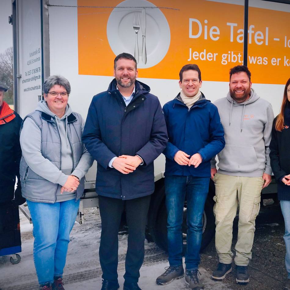 Martin Plum in Waldniel: Bundestagsabgeordneter besucht Schwalmtaler Tafel