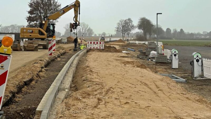 Baustelle in Niederkrüchten: Arbeiten auf Damerstraße verzögern sich