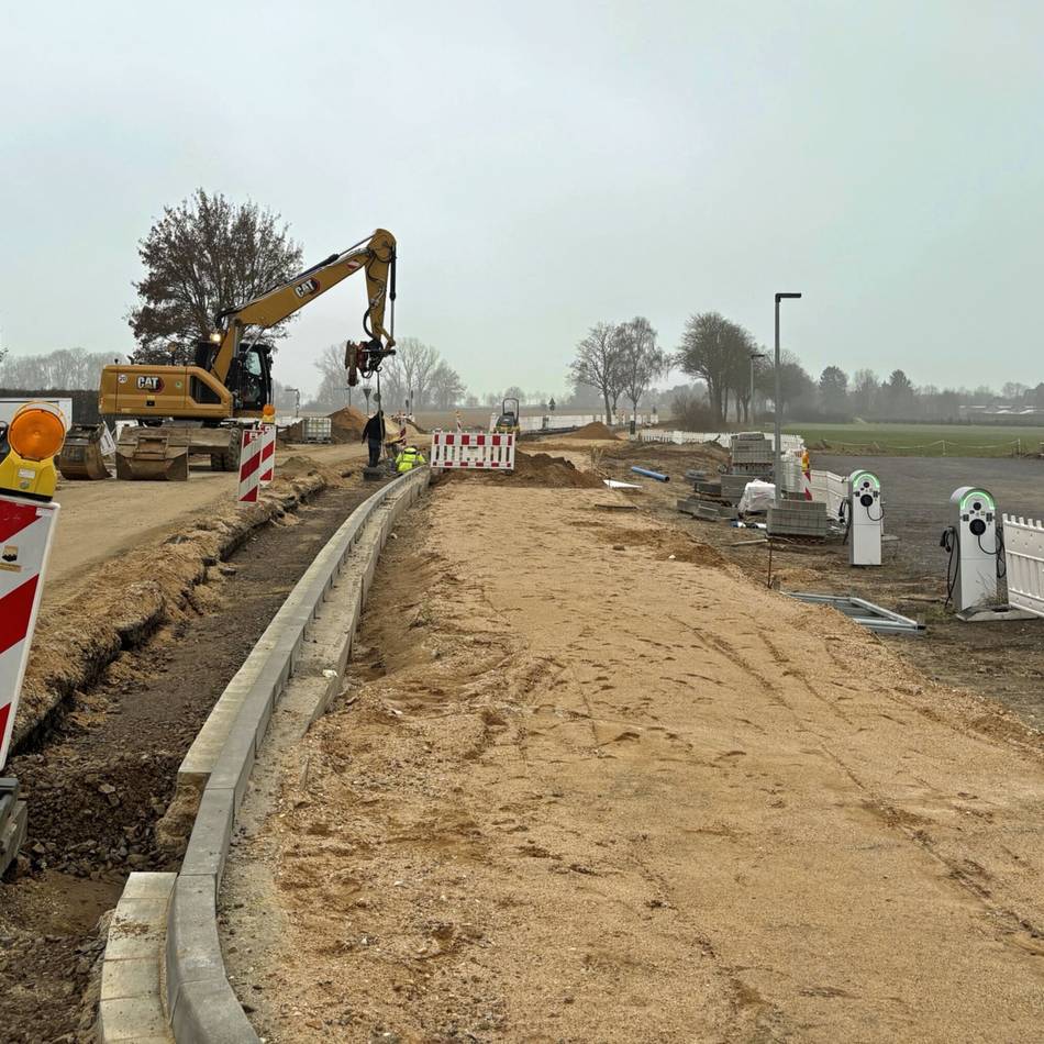 Baustelle in Niederkrüchten: Arbeiten auf Damerstraße verzögern sich