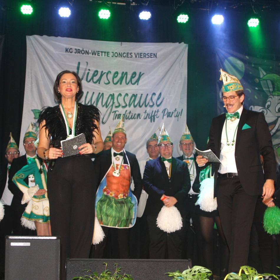 Karneval in Viersen: So war die erste Sitzungssause der KG Jrön-Wette Jonges