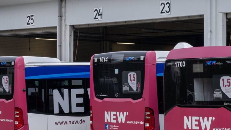 Auch die NEW wird bestreikt: Was der Streik im Nahverkehr für Mönchengladbach und Viersen bedeutet
