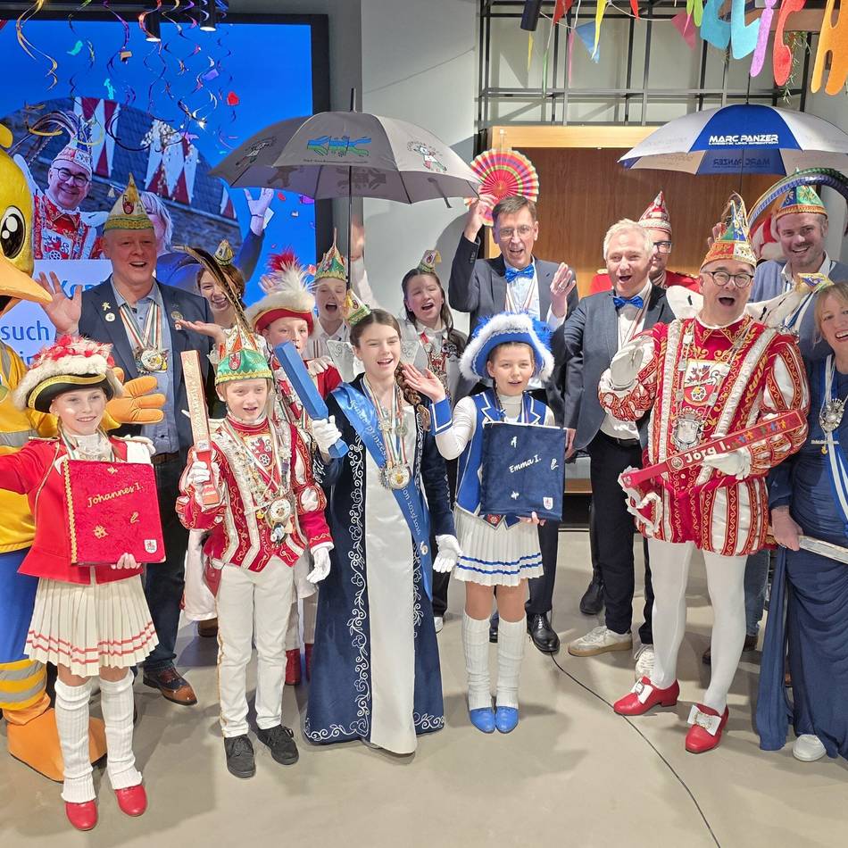 Ratinger Brauchtum: Karnevalsstimmung im Heimat.Kontor der Stadtwerke