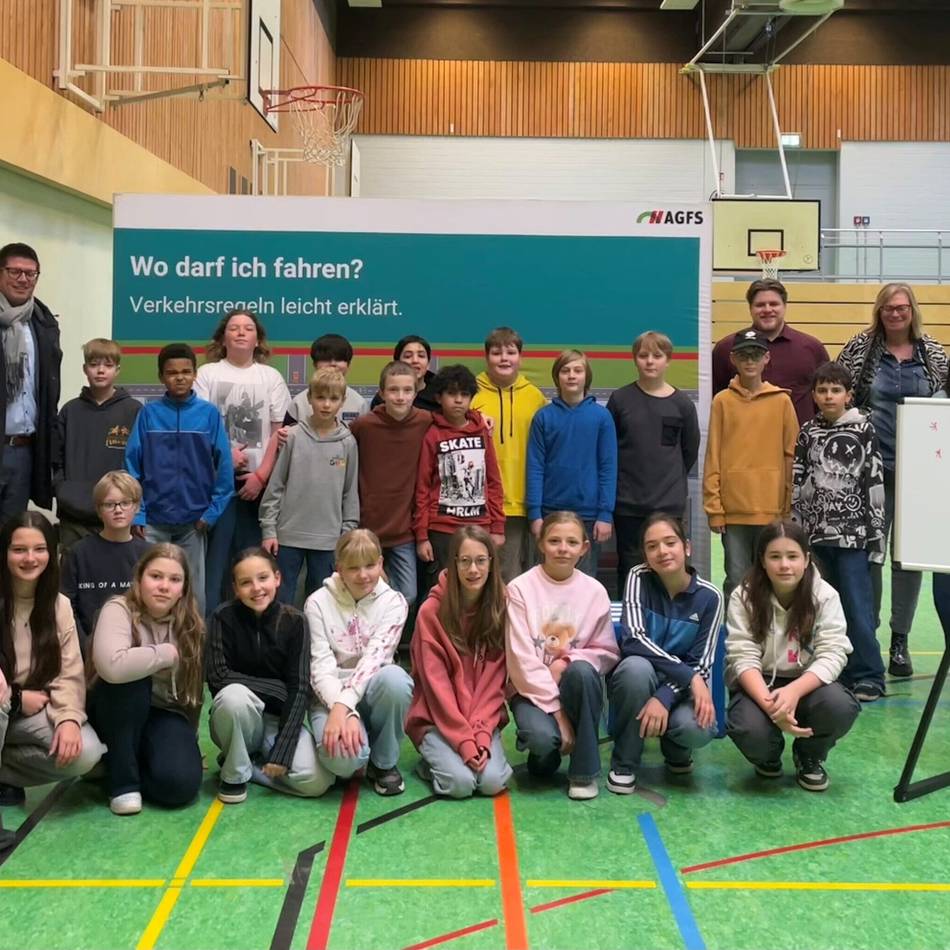 Verkehrssicherheitsaktion in Erkelenz: Sicher mit dem Fahrrad zur Schule – auch in den dunklen Monaten