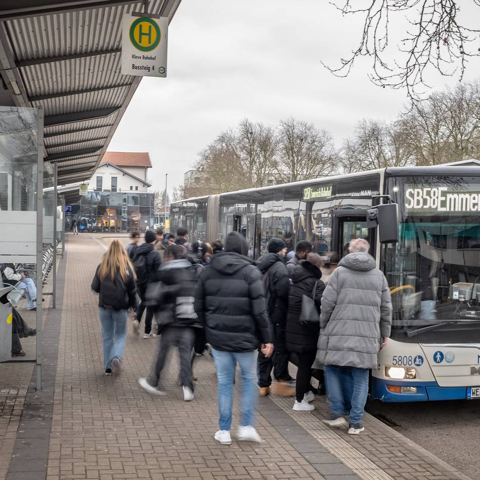 Warnstreik im Nahverkehr: Linienbusse sollen im Kreis Kleve trotz Streiks fahren