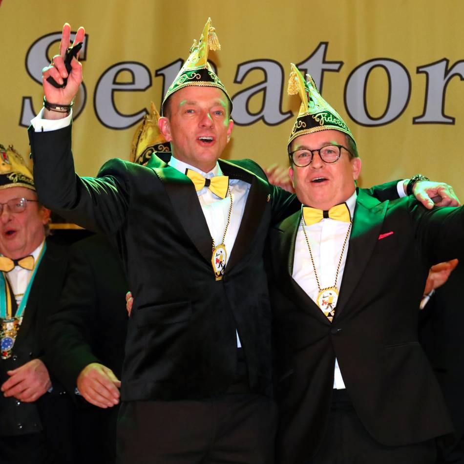 Karneval in Moers: Das sind die beiden neuen Fidelio-Senatoren