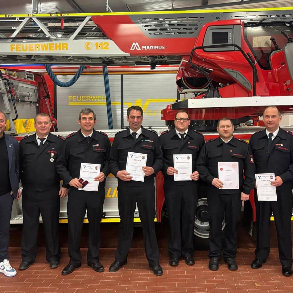 Bilanz 2025 Feuerwehr Willich: 49 Einsätze für den Löschzug Clörath