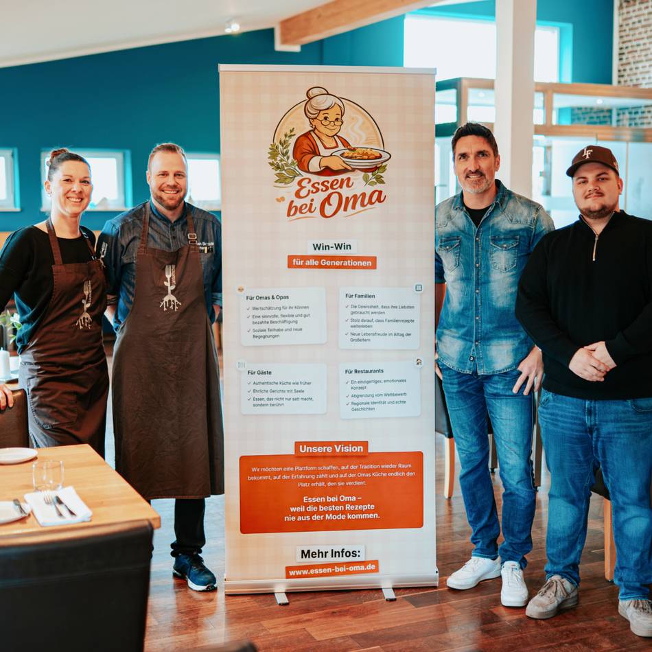 Oma-Casting im Restaurant Landwirtschaft in Schiefbahn: Start-up bringt Oma in die Restaurantküche