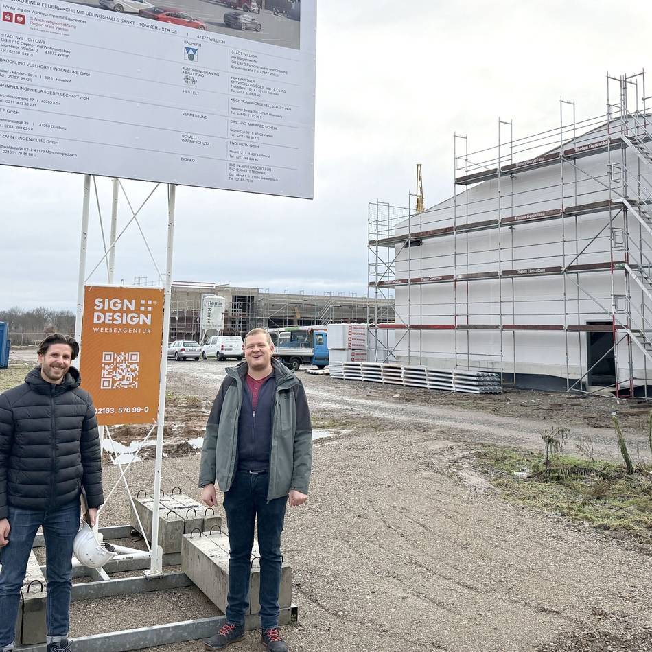 Großprojekt in Willich: Neues Feuerwehrgerätehaus bald vollständig dicht