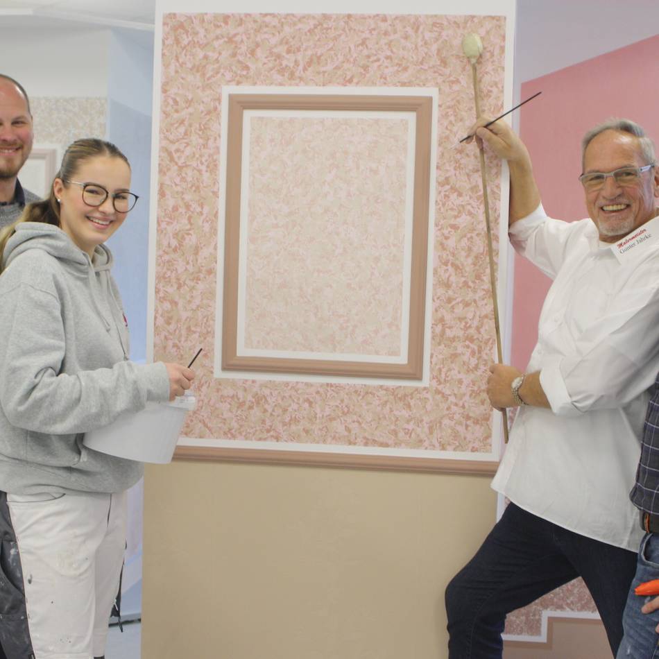 Maler- und Lackierer-Innung Niederrhein Krefeld-Neuss-Viersen: Überbetriebliche Ausbildungsstätte in Willich frisch renoviert