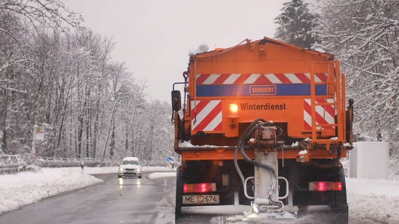 Aktuelle Bilanz: Winterdienst streute knapp 500 Tonnen
