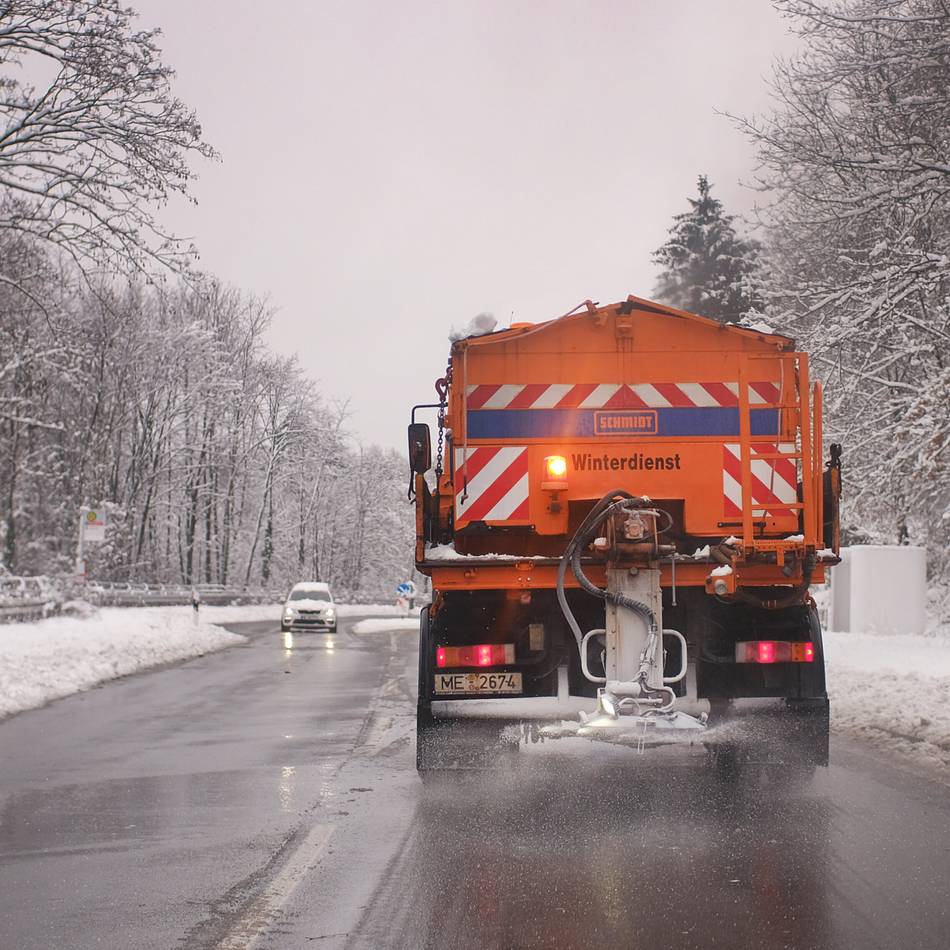 Aktuelle Bilanz: Winterdienst streute knapp 500 Tonnen