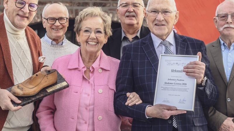 Auszeichnung der SPD: Johannes Paeßens ist der neue Preisträger des Uedemer Leistens