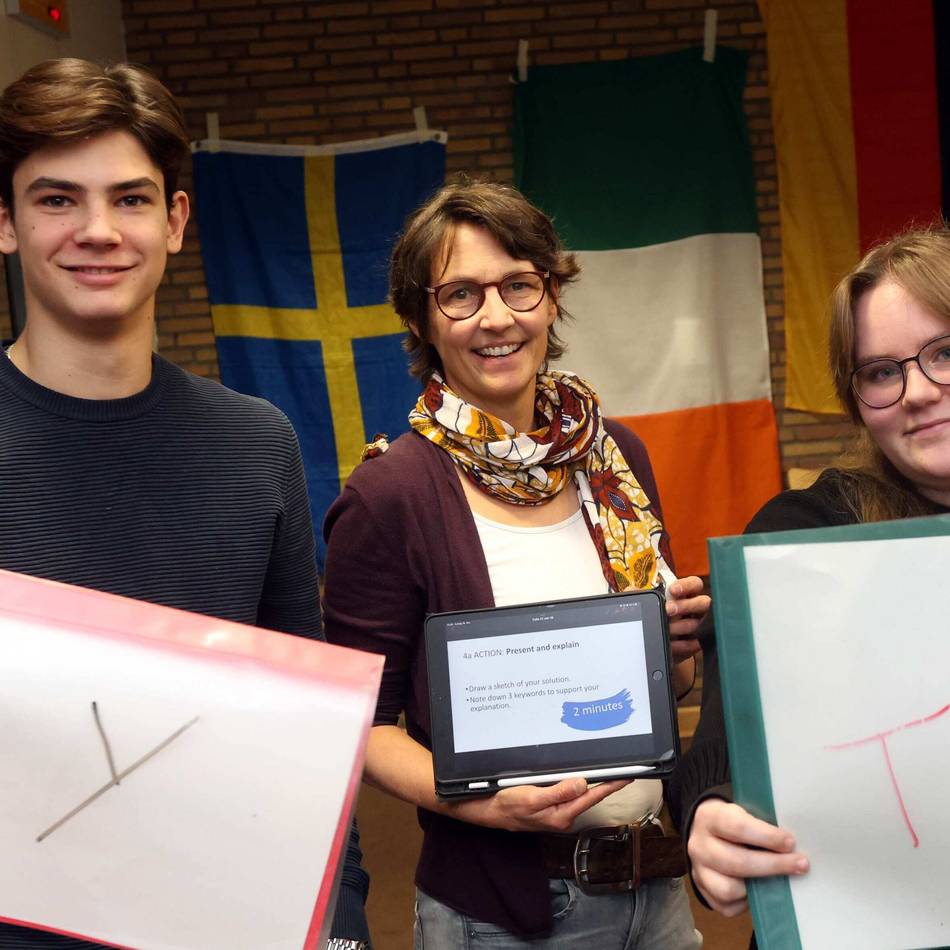 Erasmuswoche in Leverkusen: Lucas-Gymnasiasten und Gastschüler forschen zur Ressource Wasser