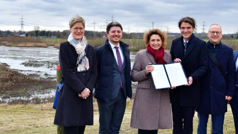Kredit für die Emschergenossenschaft: Eine halbe Milliarde Euro für Hochwasserschutz und Klimaanpassung
