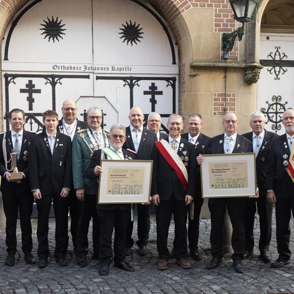 St.-Antonius-Gilde Kevelaer: Die „Männ“ feiern ihre besonderen Ehrungen