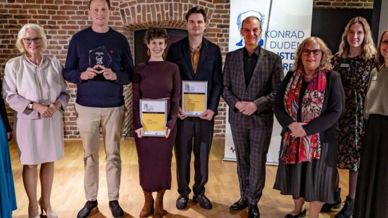 Bewegende Porträts : Vier Journalisten mit dem Konrad-Duden-Preis ausgezeichnet