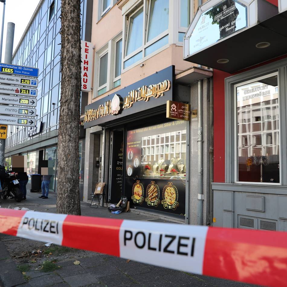 Drei angeklagte Niederländer in Mönchengladbach: Spektakulärer Juwelier-Überfall mit Sturmgewehr – Prozess startet