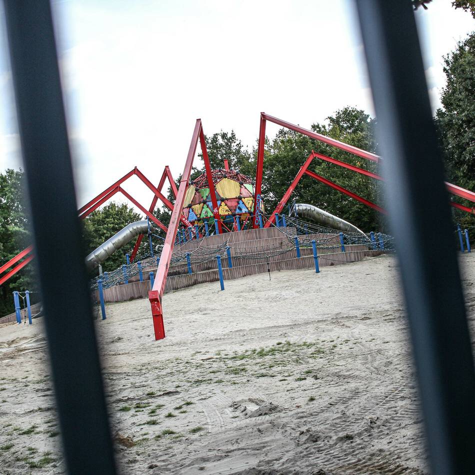 Beliebtes Klettergerüst in Grevenbroich: Spielspinne ade? Stadt plant neuen Freizeitbereich