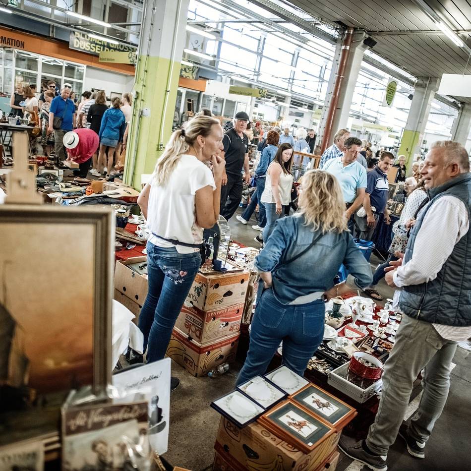 Trödeln bei Nacht in Düsseldorf: Neuer „Moonlight Market“ am Blumengroßmarkt startet im Februar