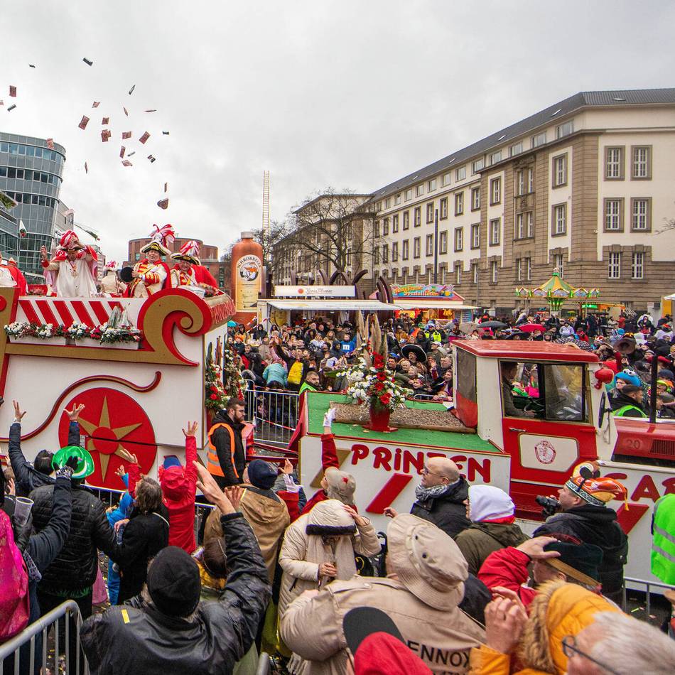 Route für 2026: Rosenmontagszug in Duisburg – die Strecke im Überblick