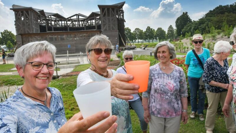 Am Gradierwerk in Kevelaer: Leck an der Solequelle abgedichtet – bald soll es Heilwasser geben