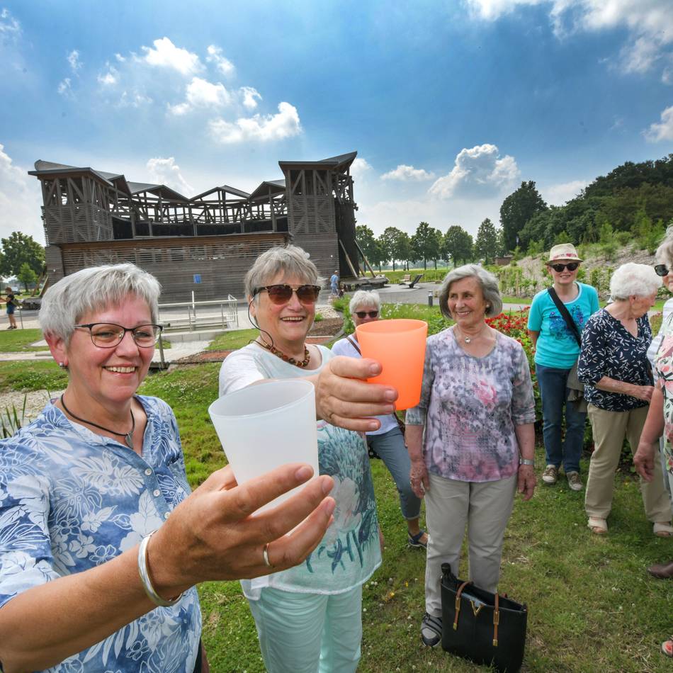 Am Gradierwerk in Kevelaer: Leck an der Solequelle abgedichtet – bald soll es Heilwasser geben