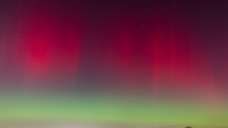 Tanzende Lichter im Kreis Viersen: Polarlichter – Sonnensturm am Nachthimmel der Region