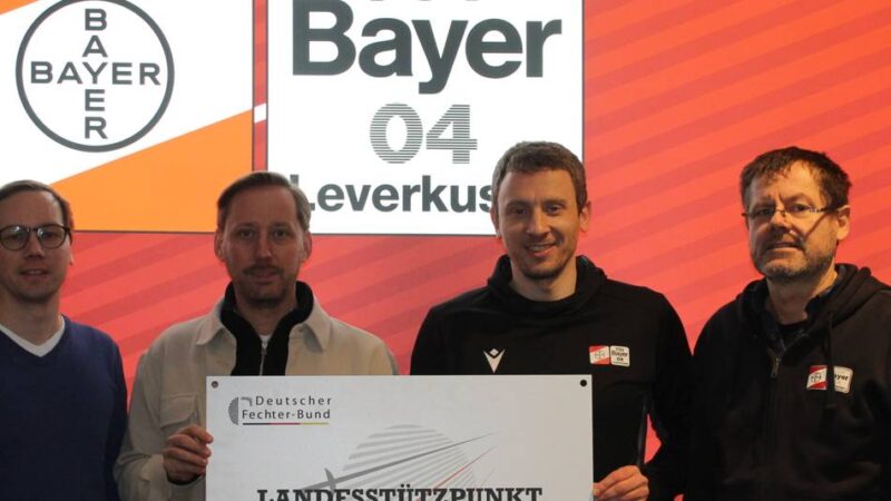 Auszeichnung für Leverkusener Sportler: Bayer-Fechter sind jetzt „Stützpunkt mit nationaler Bedeutung“