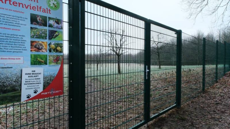 Naturschutz in Ratingen: Streuobstwiese ist jetzt eingezäunt
