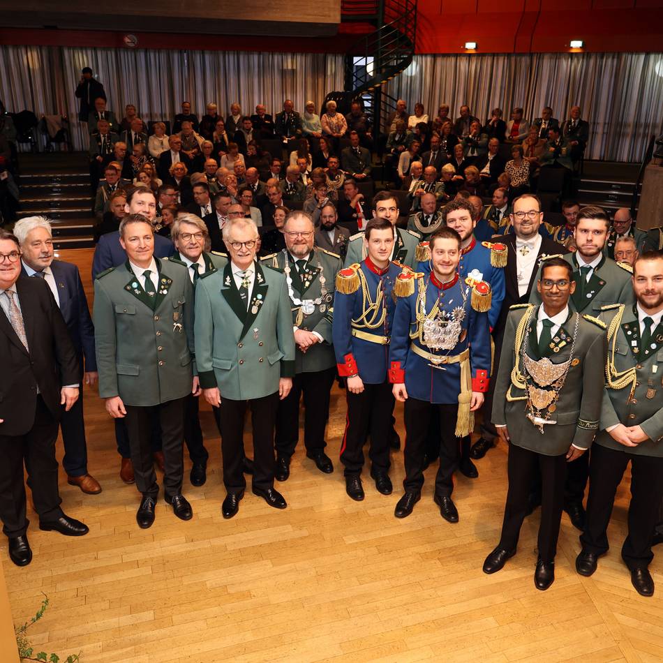 Neujahrsempfang in Korschenbroich: Bürger-Ehrung im Kreise der Schützen