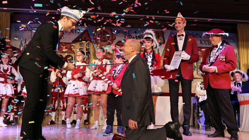 Helmut Deden ist neuer Burggraf von Odenkirchen: „Heute habe ich Augenblicke erlebt, die den Wert von Jahren haben“