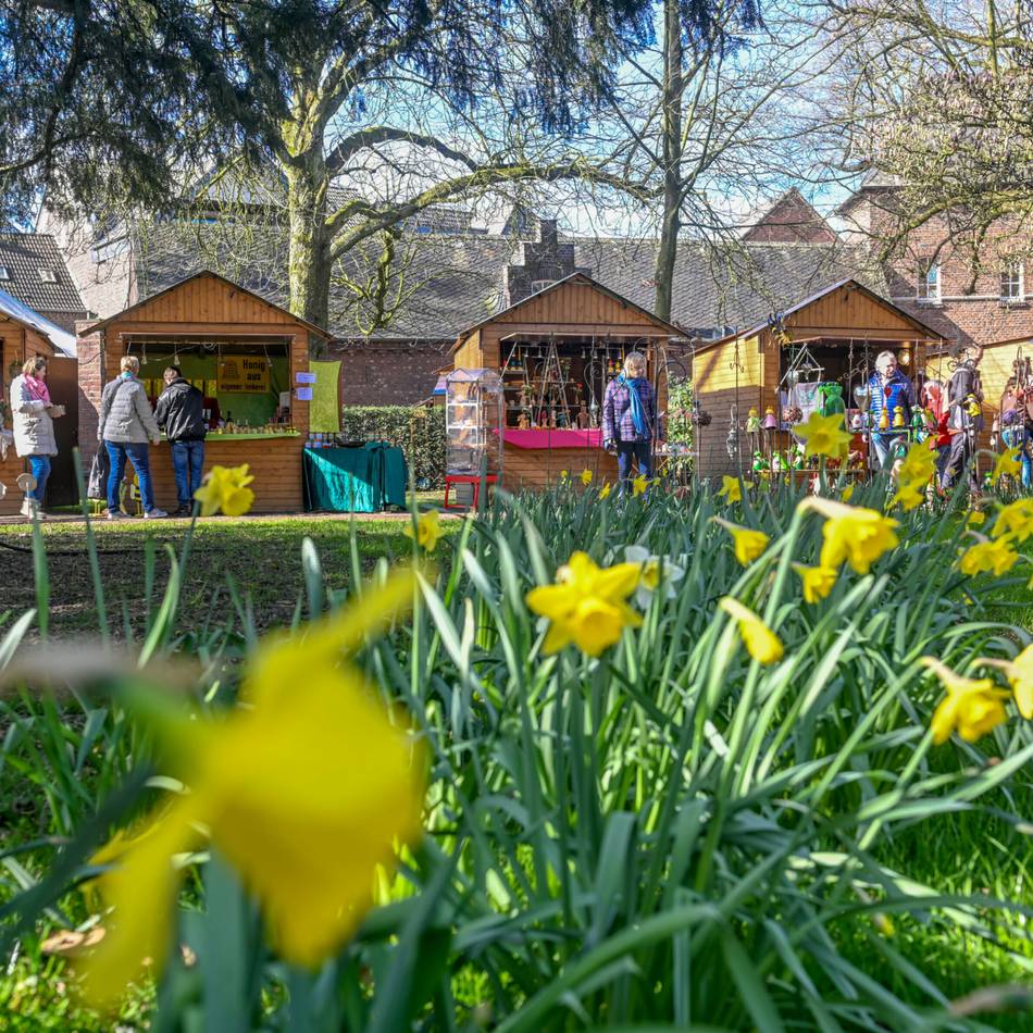 Im Rathauspark: Das wird beim Ostermarkt in Issum geboten
