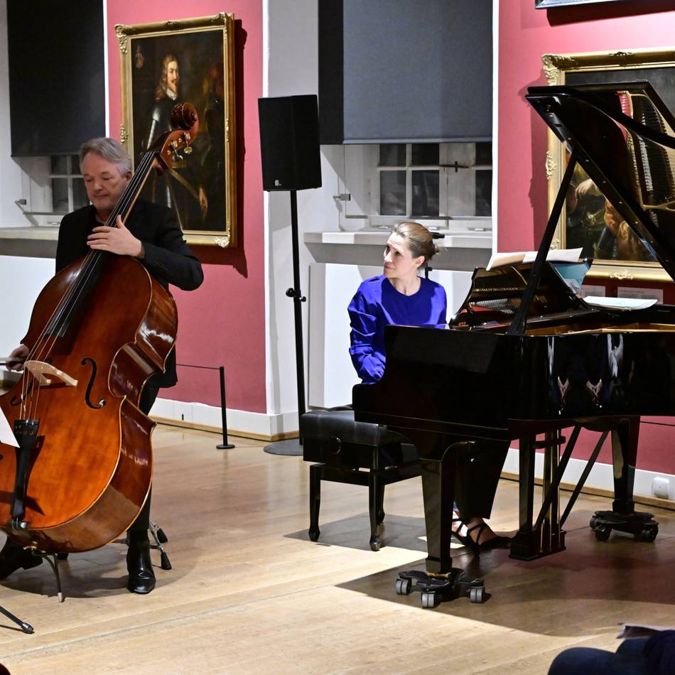 Schlosskonzerte in Mönchengladbach: Romantische Reise mit Kontrabass und Klavier