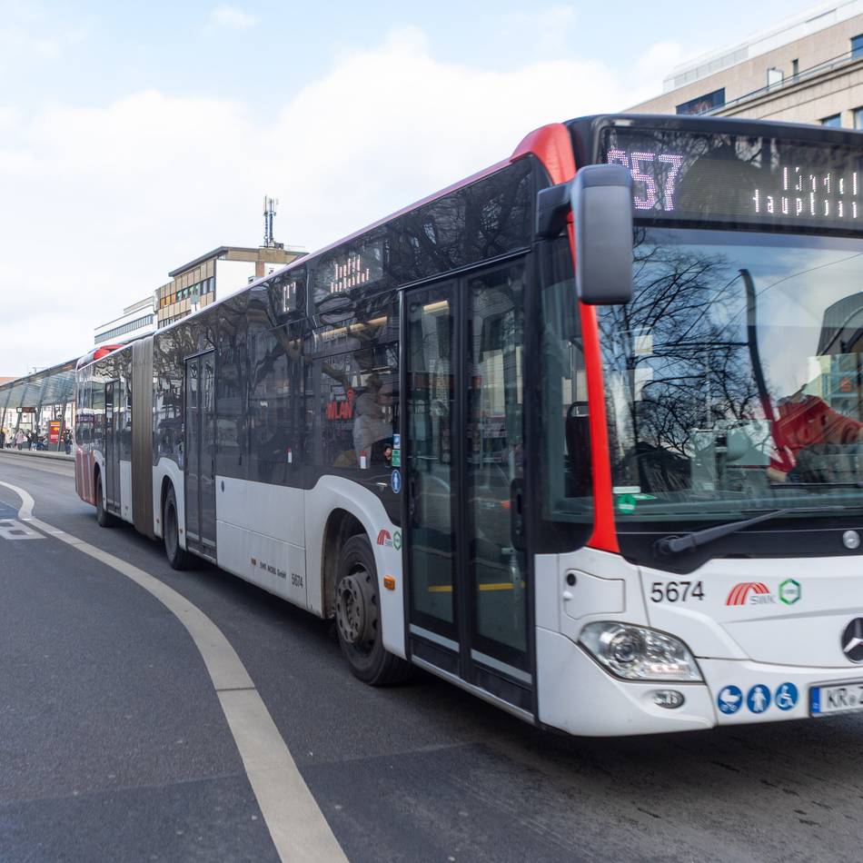 Verdi-Streik in Krefeld: Am Montag fahren keine Busse und Bahnen