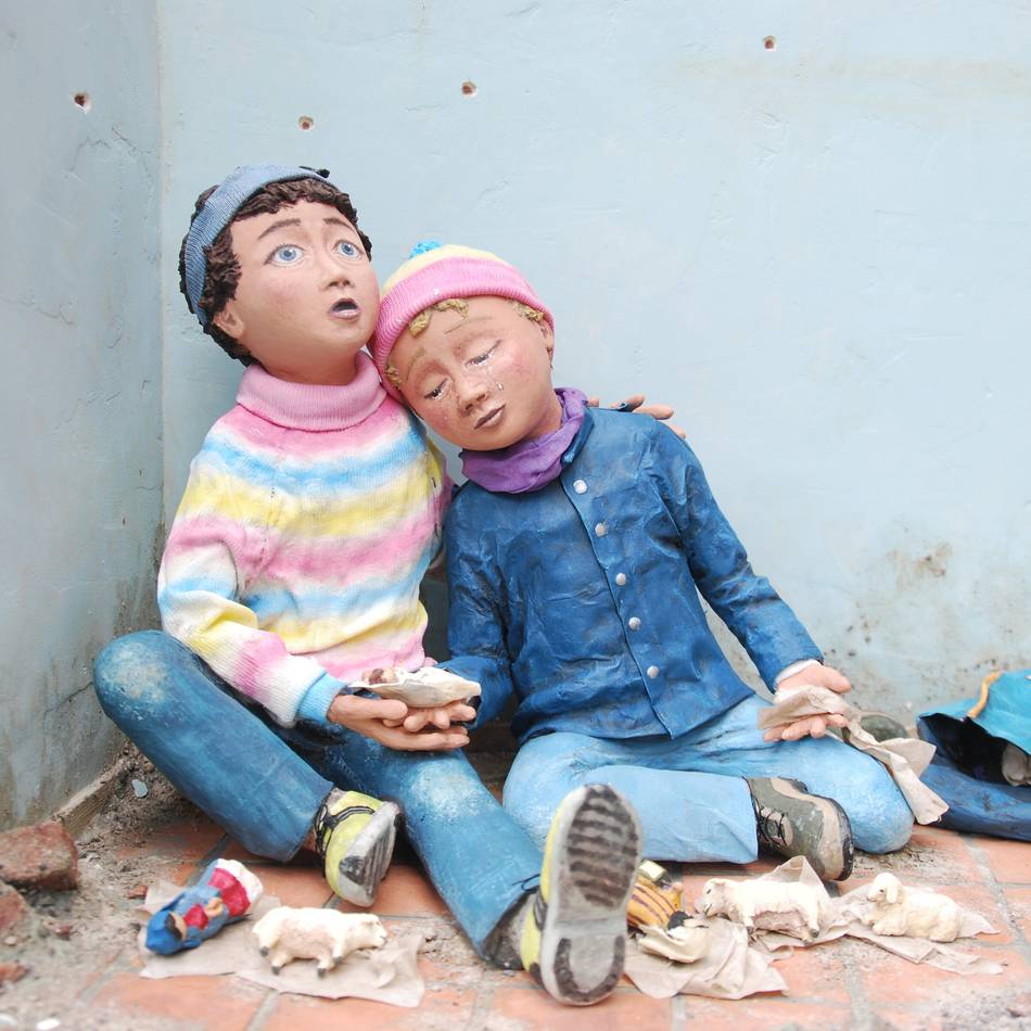 Werk von Annette Hiemenz prämiert: Hildens Krippenbaumeisterin erhält Publikumspreis