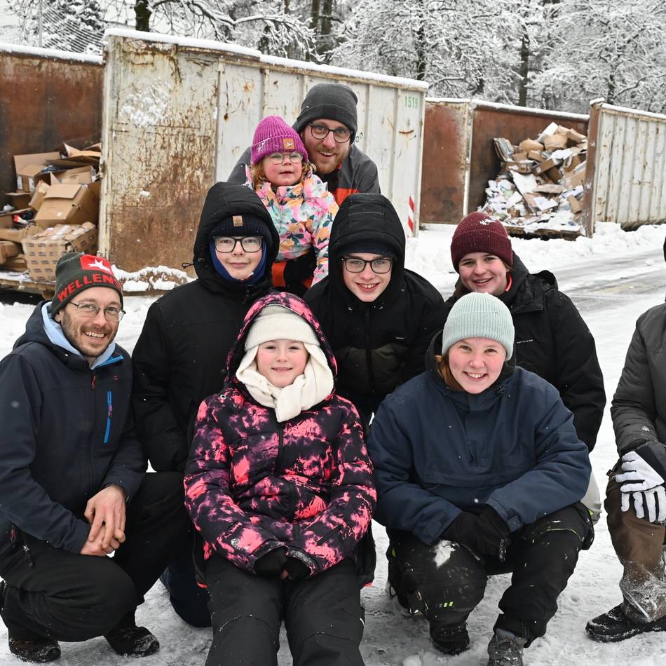 Kolpingsfamilie Hückeswagen: Kolpingjugend sammelt bei Wind und Wetter