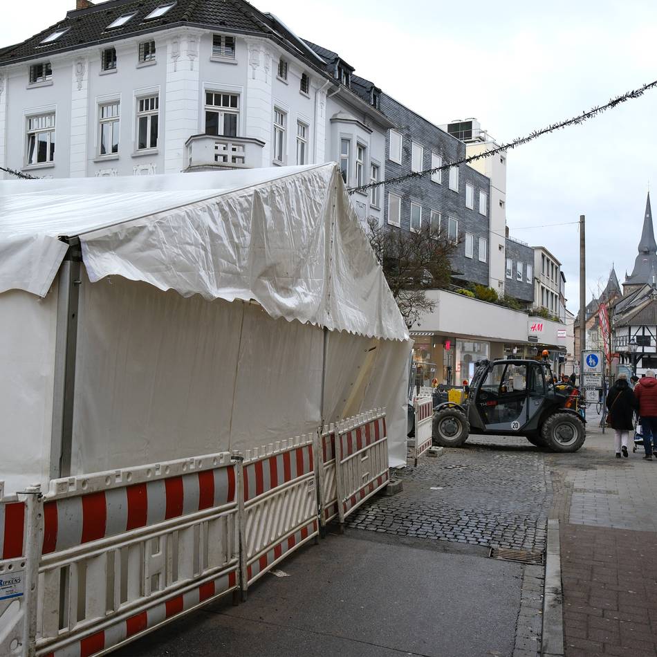 Arbeiten laufen nach Plan : Oberstraße: Baustopp an Karneval